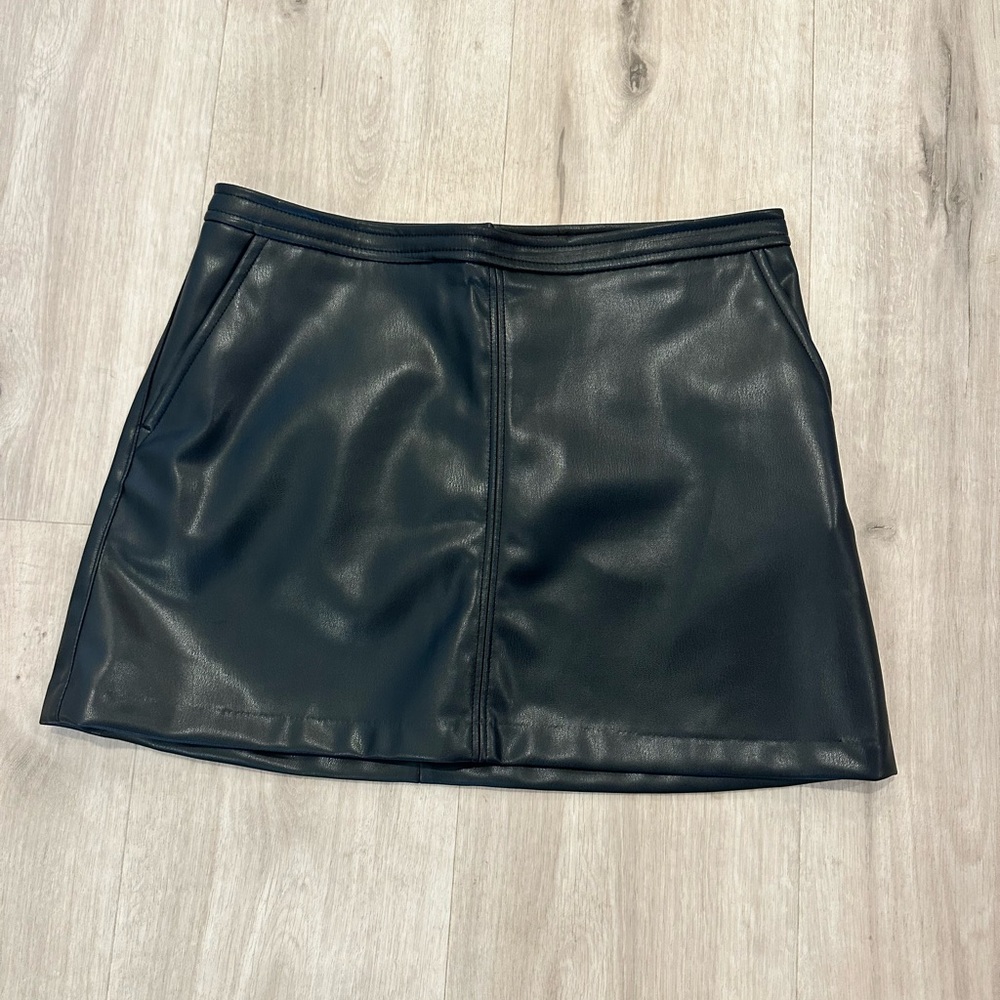 Faux Leather H&M Skirt- Worn Once